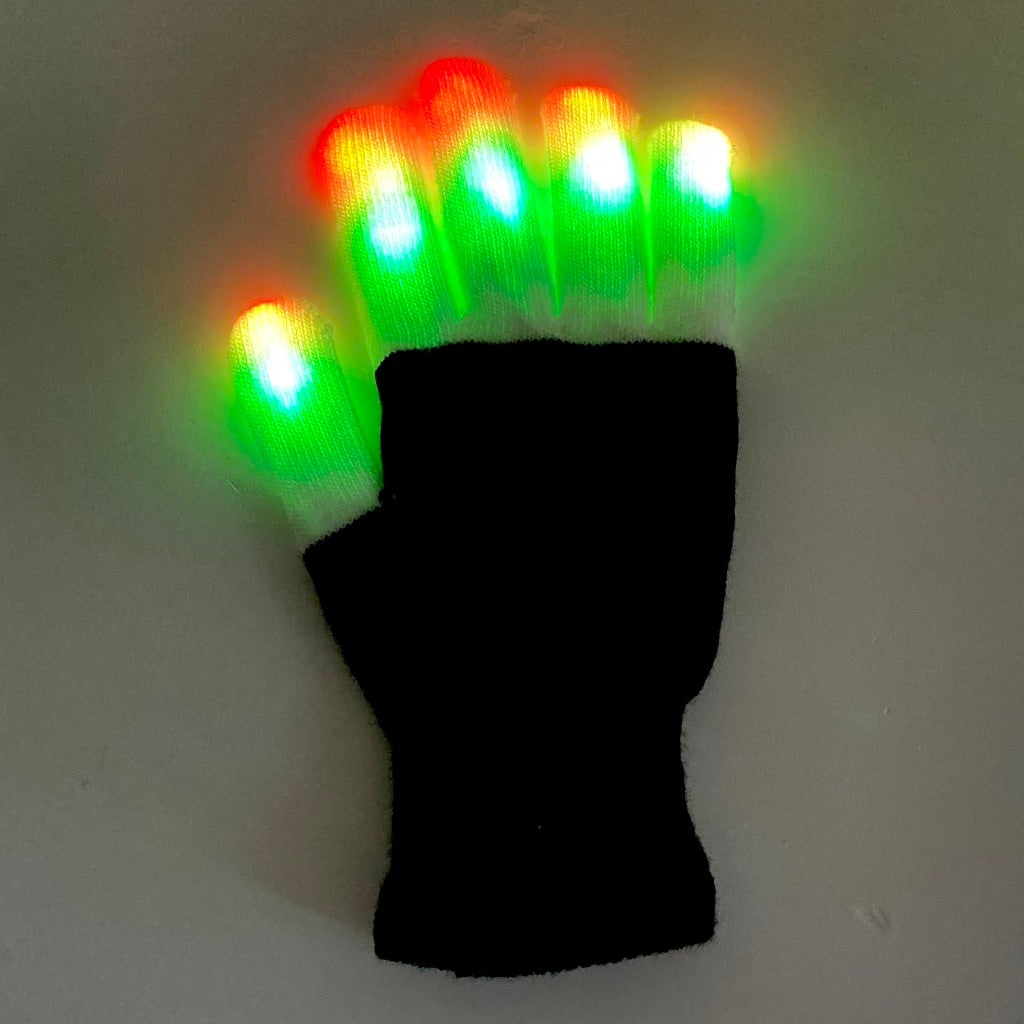 LED Leucht-Handschuhe Party Disco Outdoor