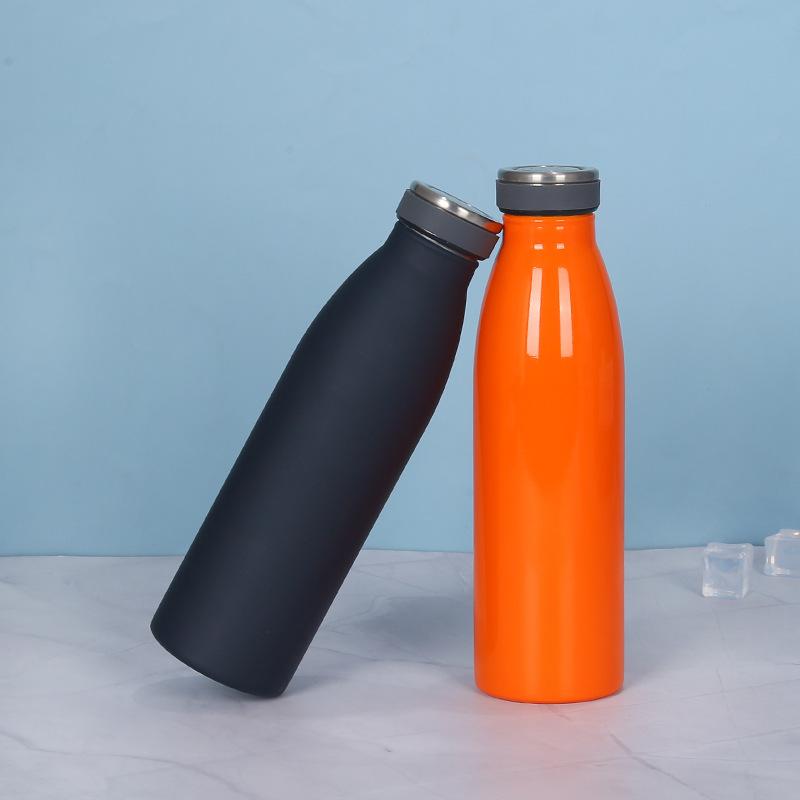Trinkflasche Edelstahl Wasserflasche Doppelwandig Thermoskanne Sport Wandern Alltag