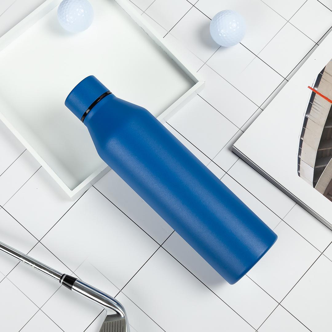 Edelstahl Trinkflasche Wasserflasche Doppelwandig Thermoskanne Sport Wandern Alltag