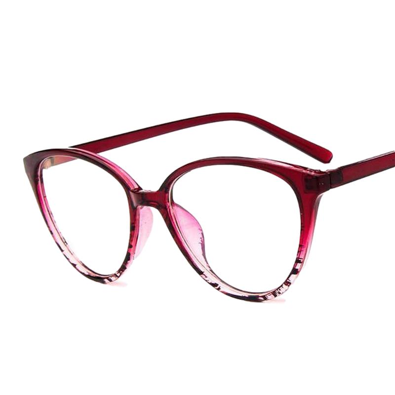 Burgund Flroral Computerbrille kaufen Schweiz Transparente Blaufilter-Brille Katzenaugen Retro-Brille gegen Ermüdung der Augen