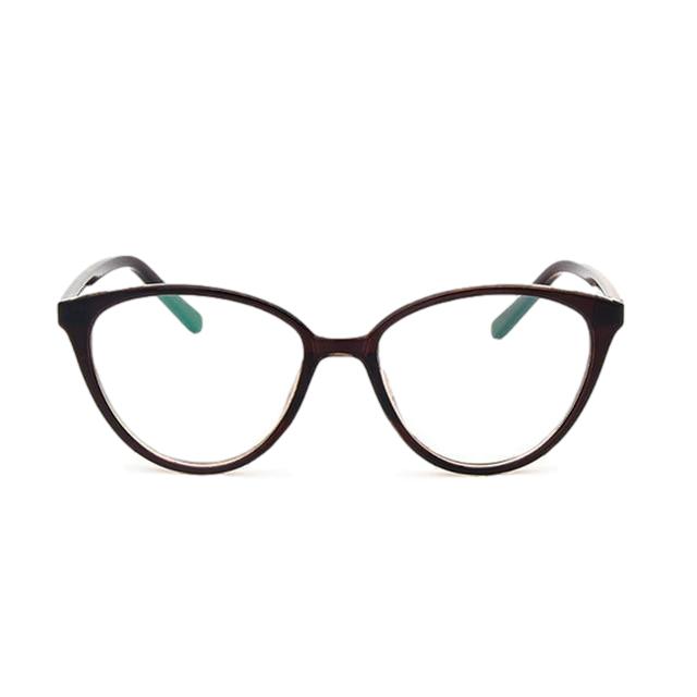 Braun Computerbrille kaufen Schweiz Transparente Blaufilter-Brille Katzenaugen Retro-Brille gegen Ermüdung der Augen
