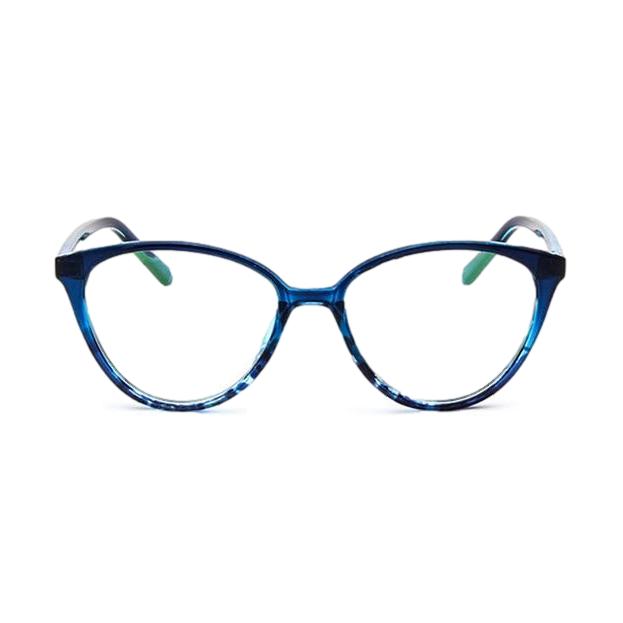 Blau Floral Computerbrille kaufen Schweiz Transparente Blaufilter-Brille Katzenaugen Retro-Brille gegen Ermüdung der Augen
