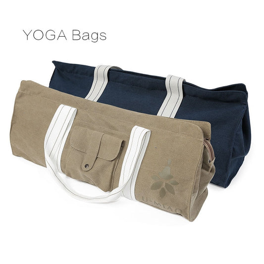 Segeltuch-Yogatasche Yogamattentasche Grosse Fitness-Tasche in Blau oder Khaki